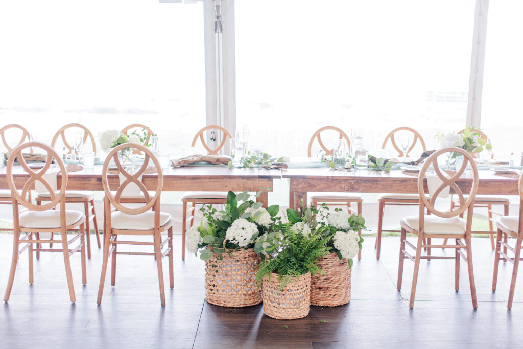 wedding tent head table