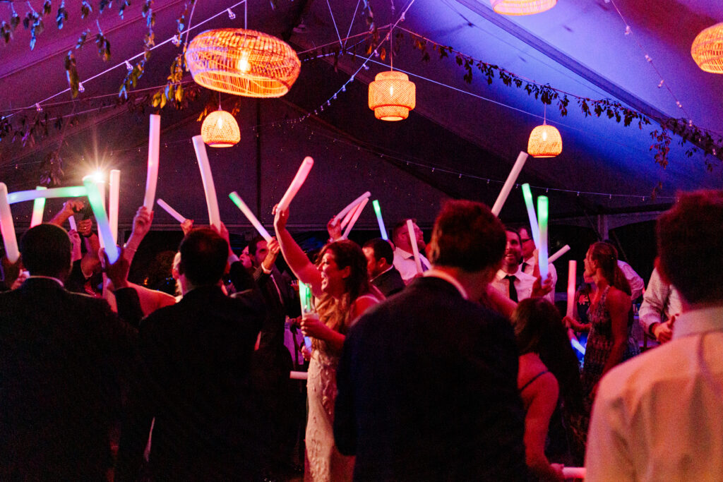 wedding tent dance party